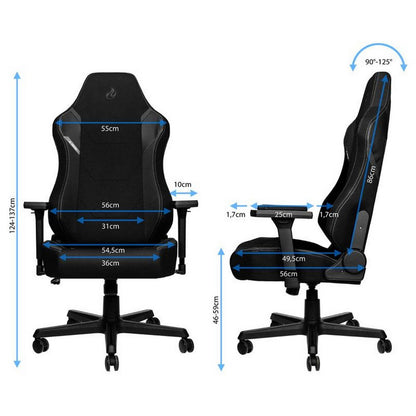 Nitro Concepts X1000 gaming chair black 02